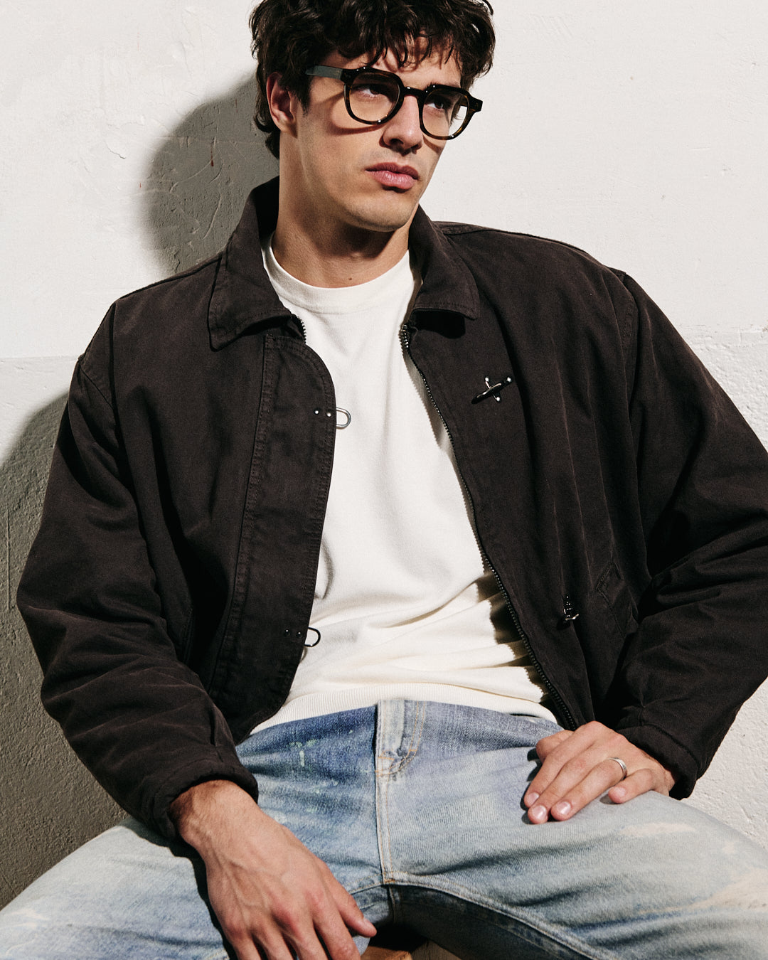 The Coolio Round Men's Eyeglasses in Dark green