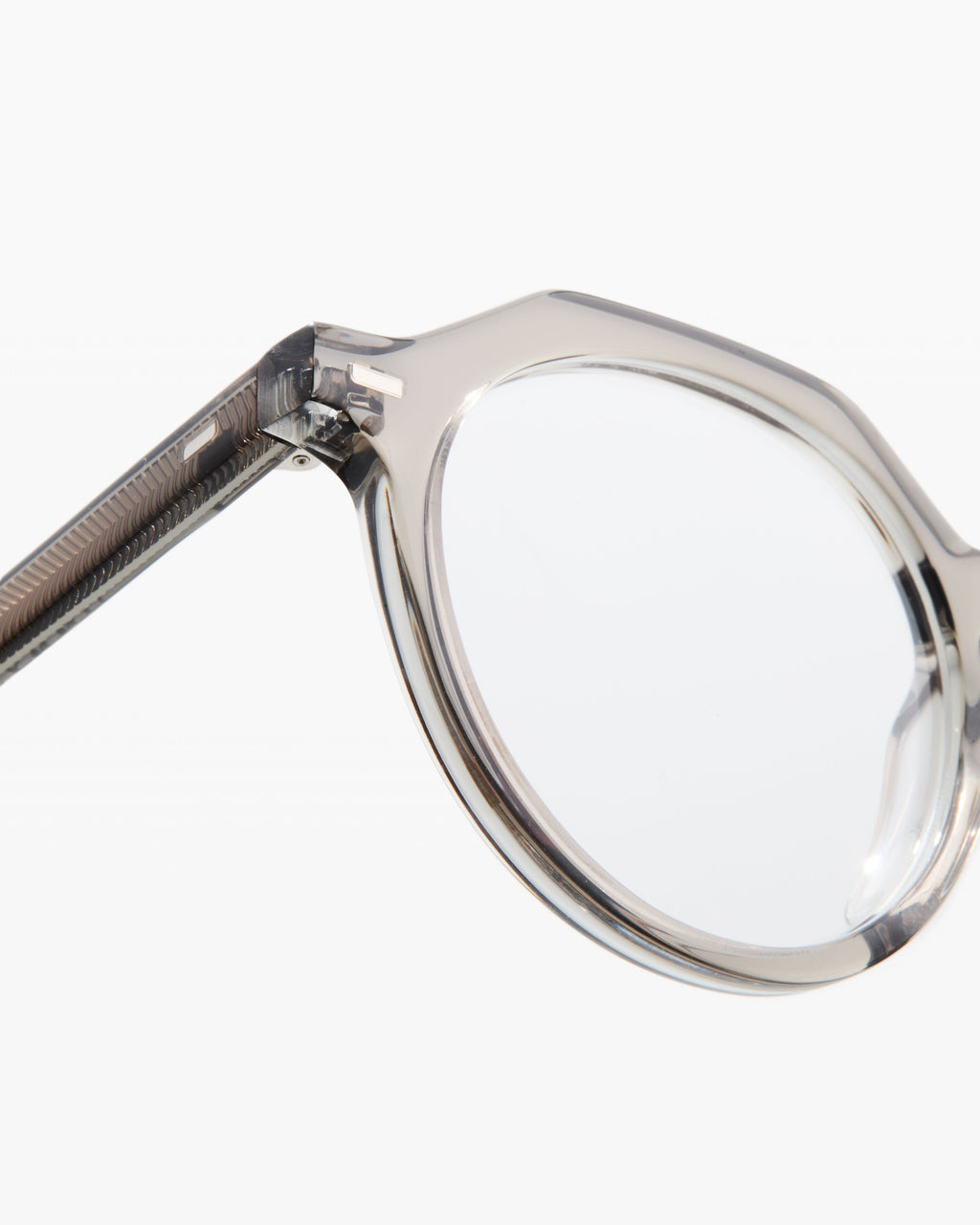 The Coolio Rund Herrenbrillen in Grau