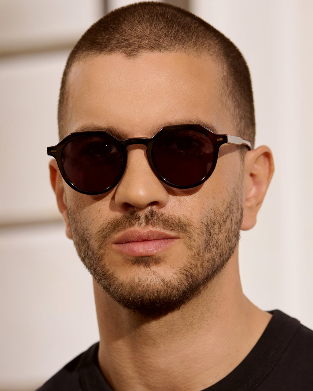 The Coolio Round Men's Sunglasses in Tortoise