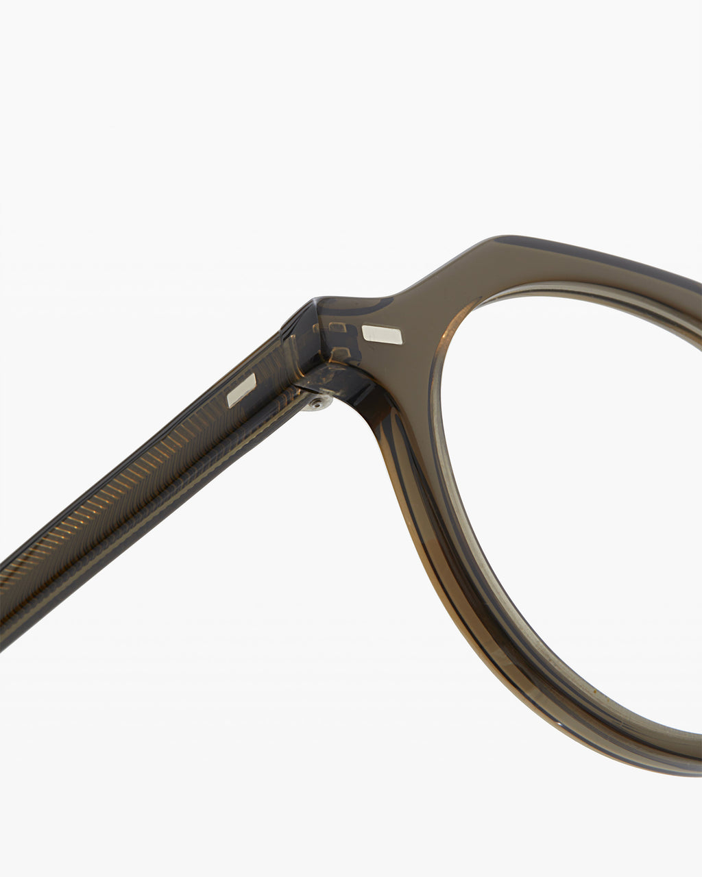 The Coolio L Rund Herrenbrillen in Dunkelgrün