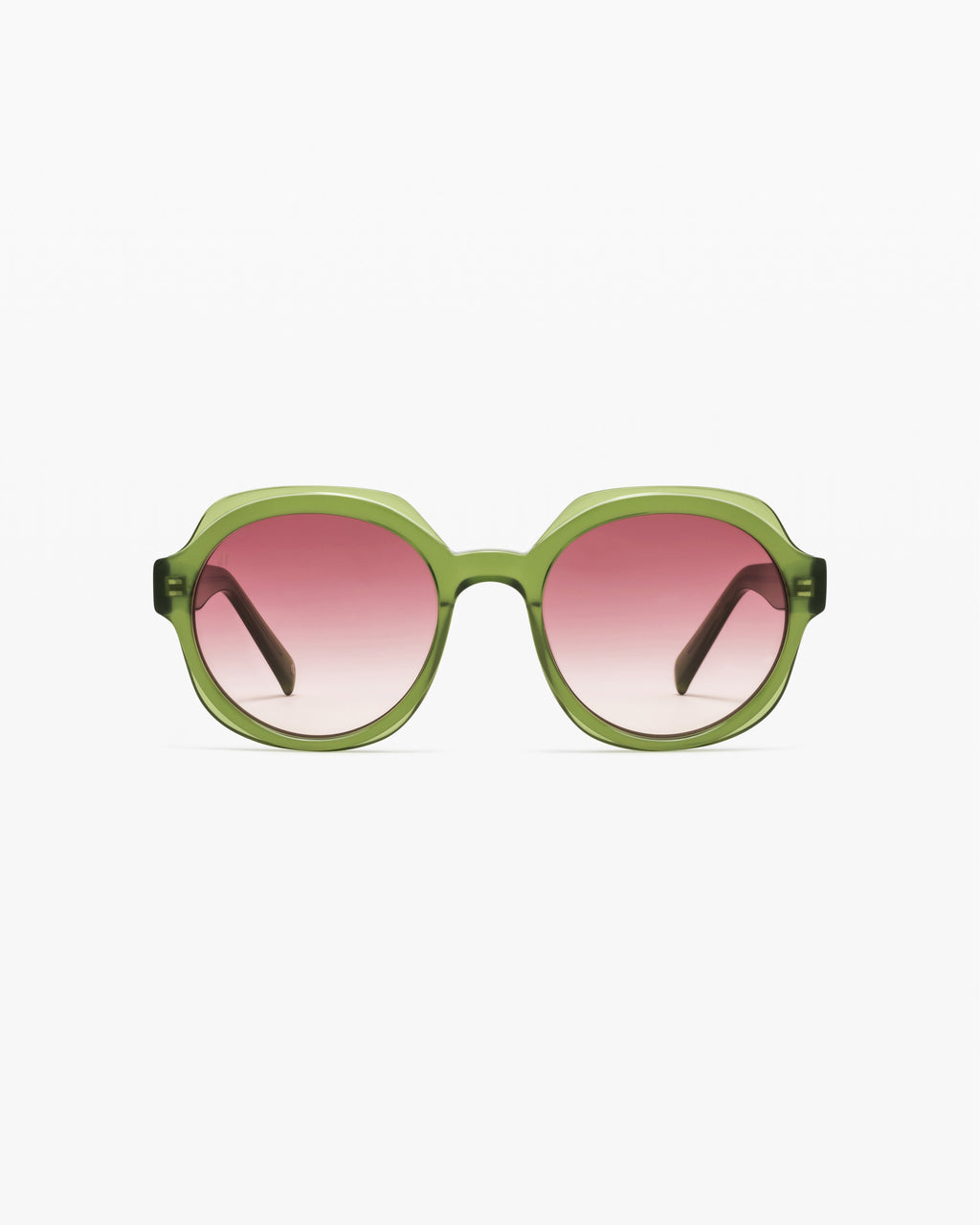 The Fara Rund Damen-Sonnenbrillen in Grün