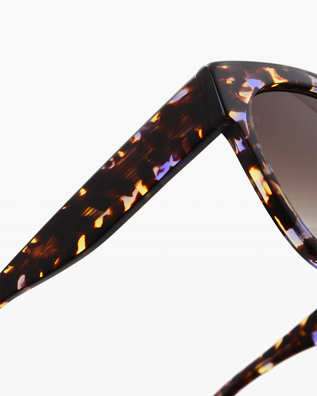 The Felice Round Women's Sunglasses in Purple