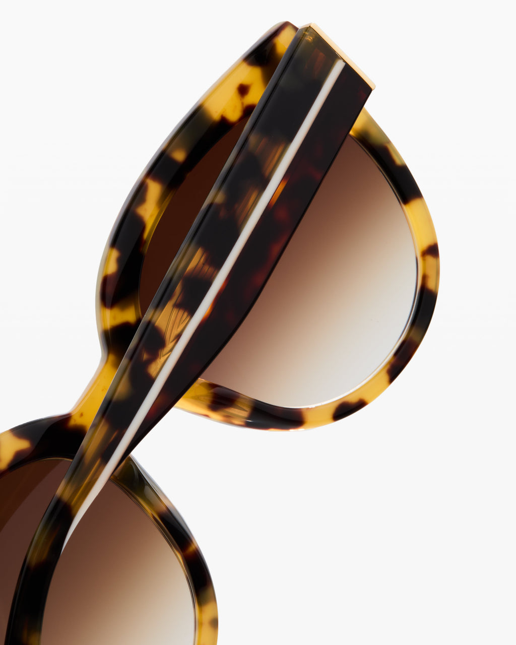 La Felice Papillon Lunettes de Soleil pour femme in Ecaille