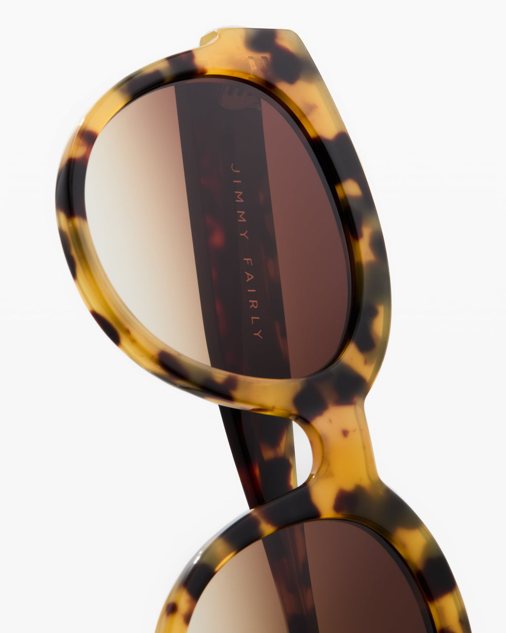 La Felice Papillon Lunettes de Soleil pour femme in Ecaille