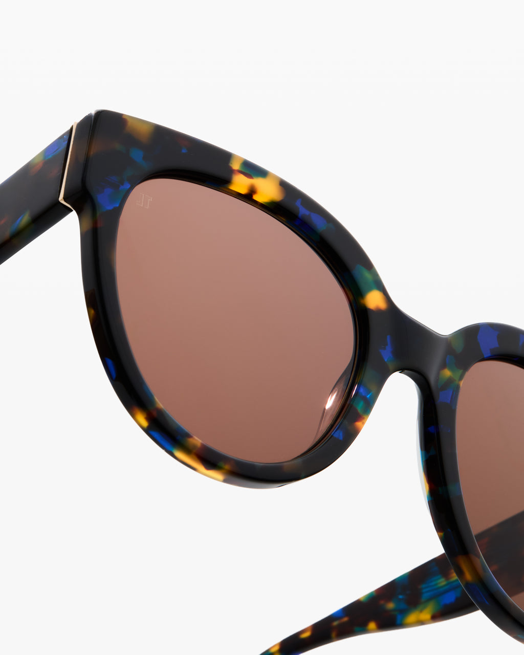 The Felice Schmetterling Damen-Sonnenbrillen in Blue Tortoise