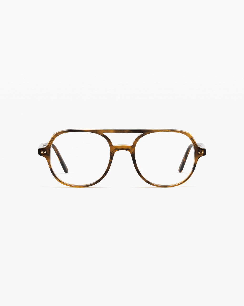 The Steam Aviator Men's Eyeglasses in Dark green