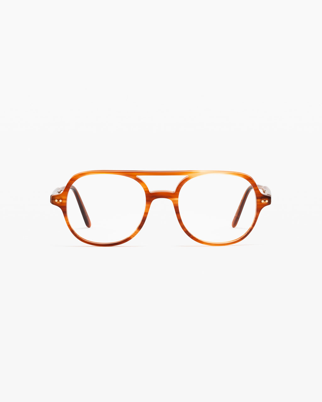 The Steam L Aviator Men's Eyeglasses in Orange
