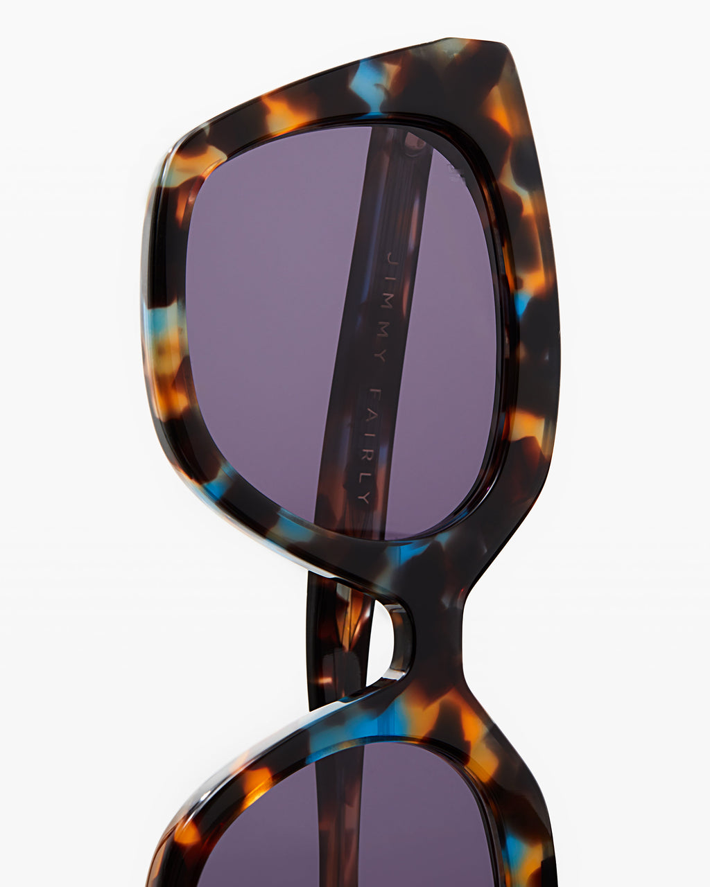 The Wind Schmetterling Damen-Sonnenbrillen in Blue Tortoise