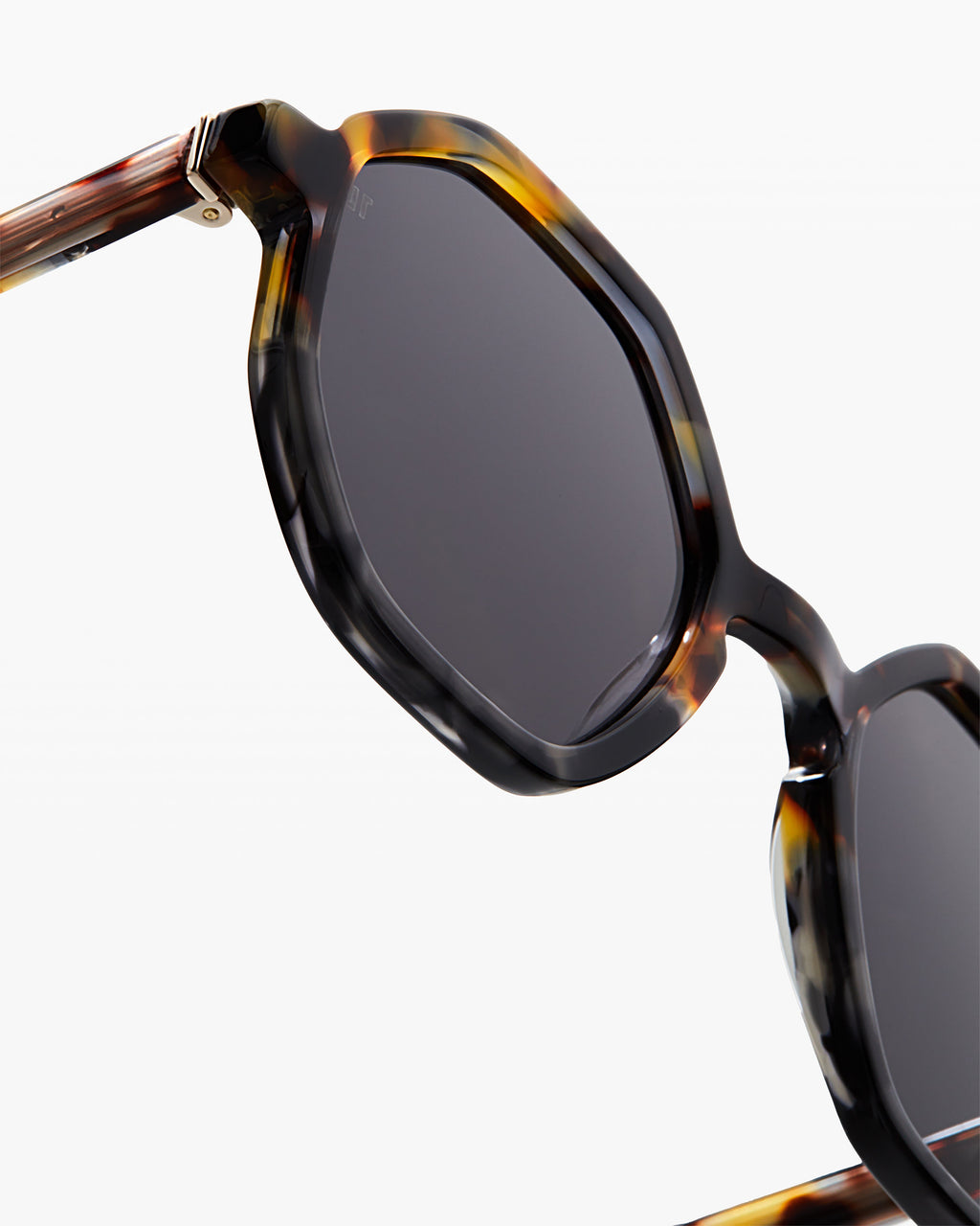 The West Coast Sechseckig Damen-Sonnenbrillen in Tortoise