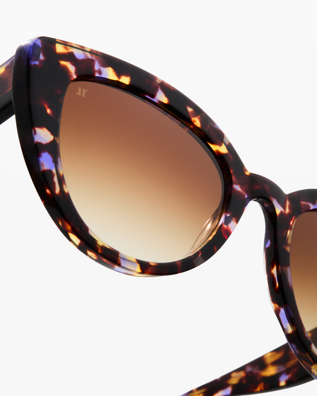 La Level Up Papillon Lunettes de Soleil pour femme in Ecaille