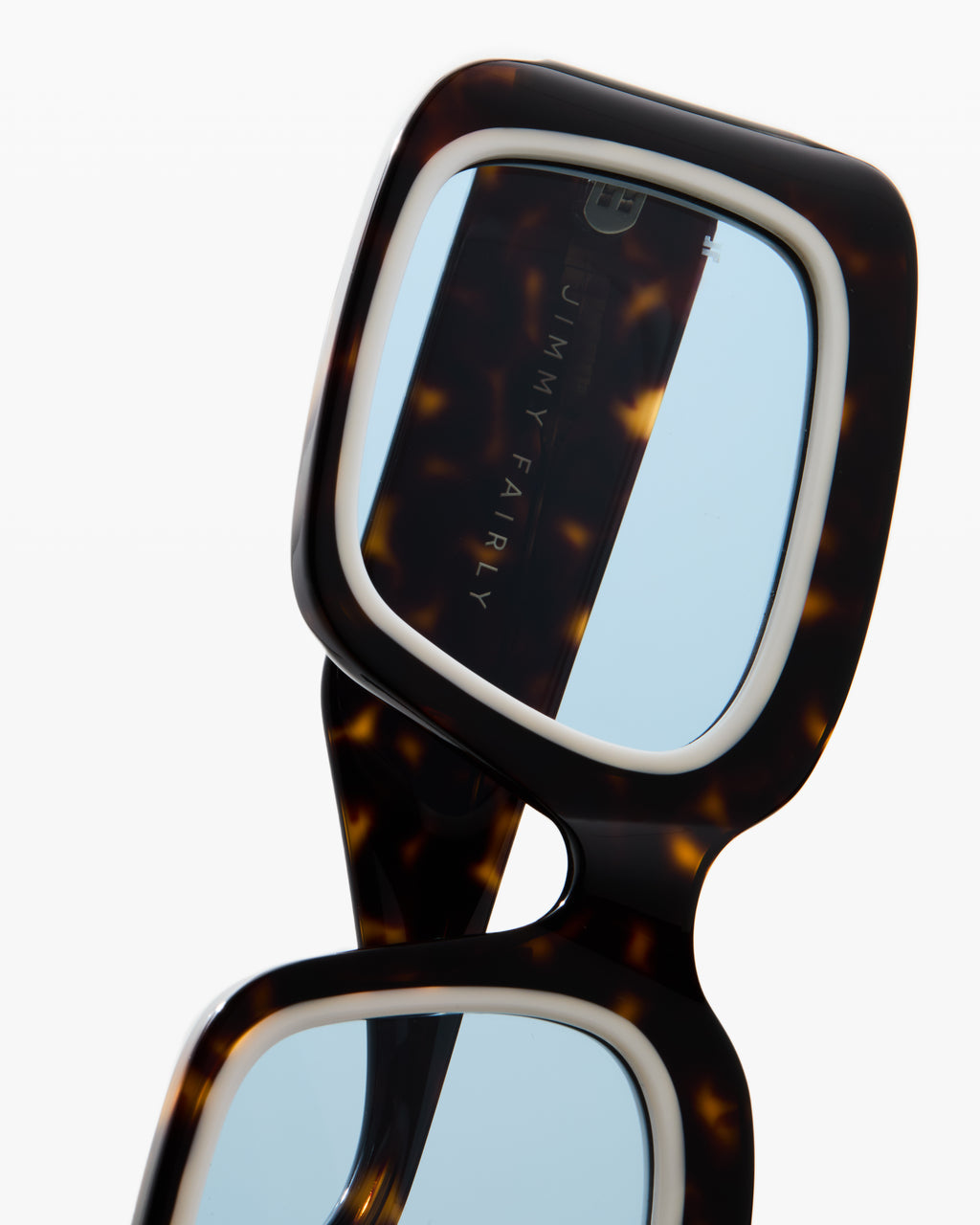 The Gioia Rechteckig Damen-Sonnenbrillen in Dark Tortoise