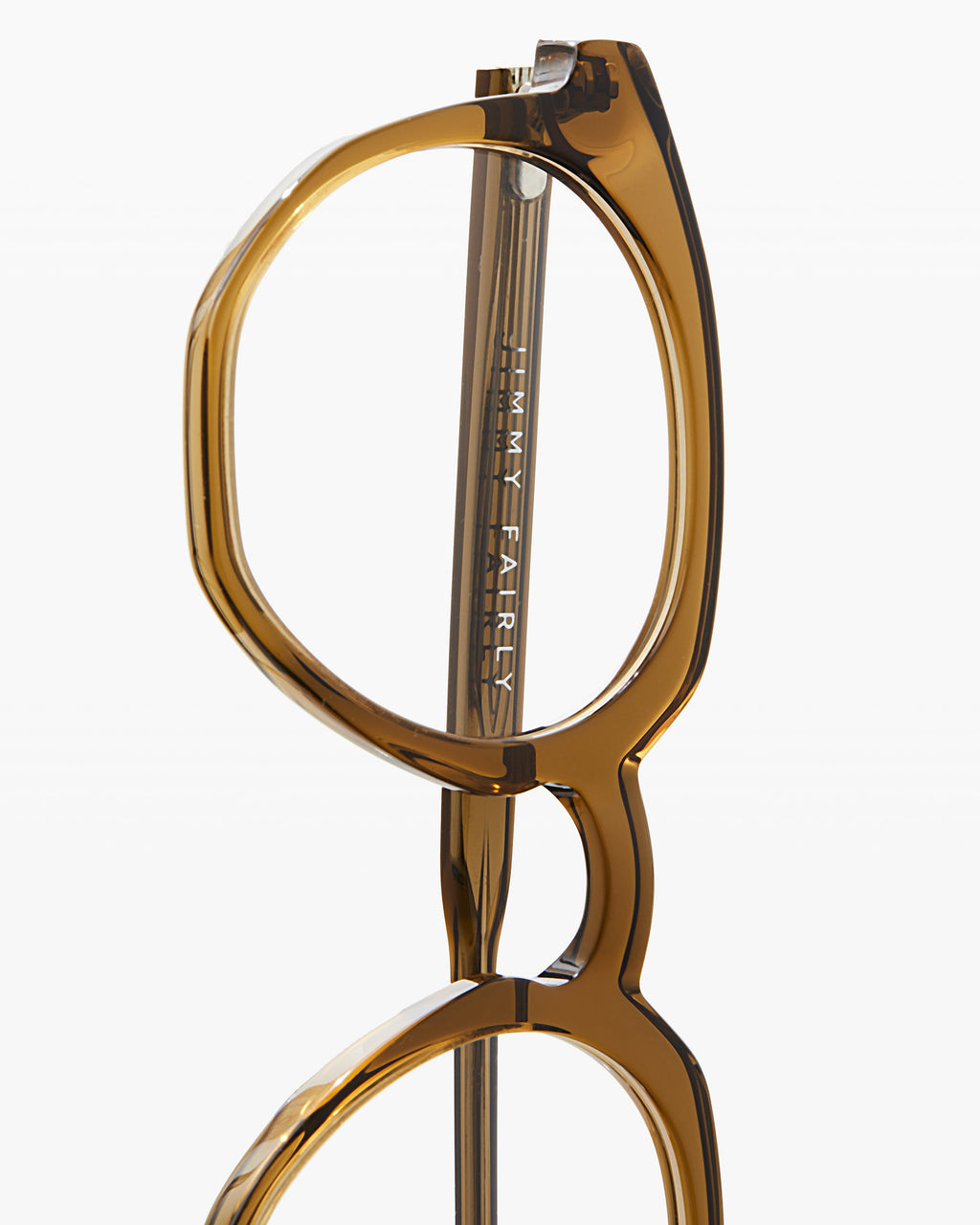 The Lennon Sechseckig Herrenbrillen in Braun