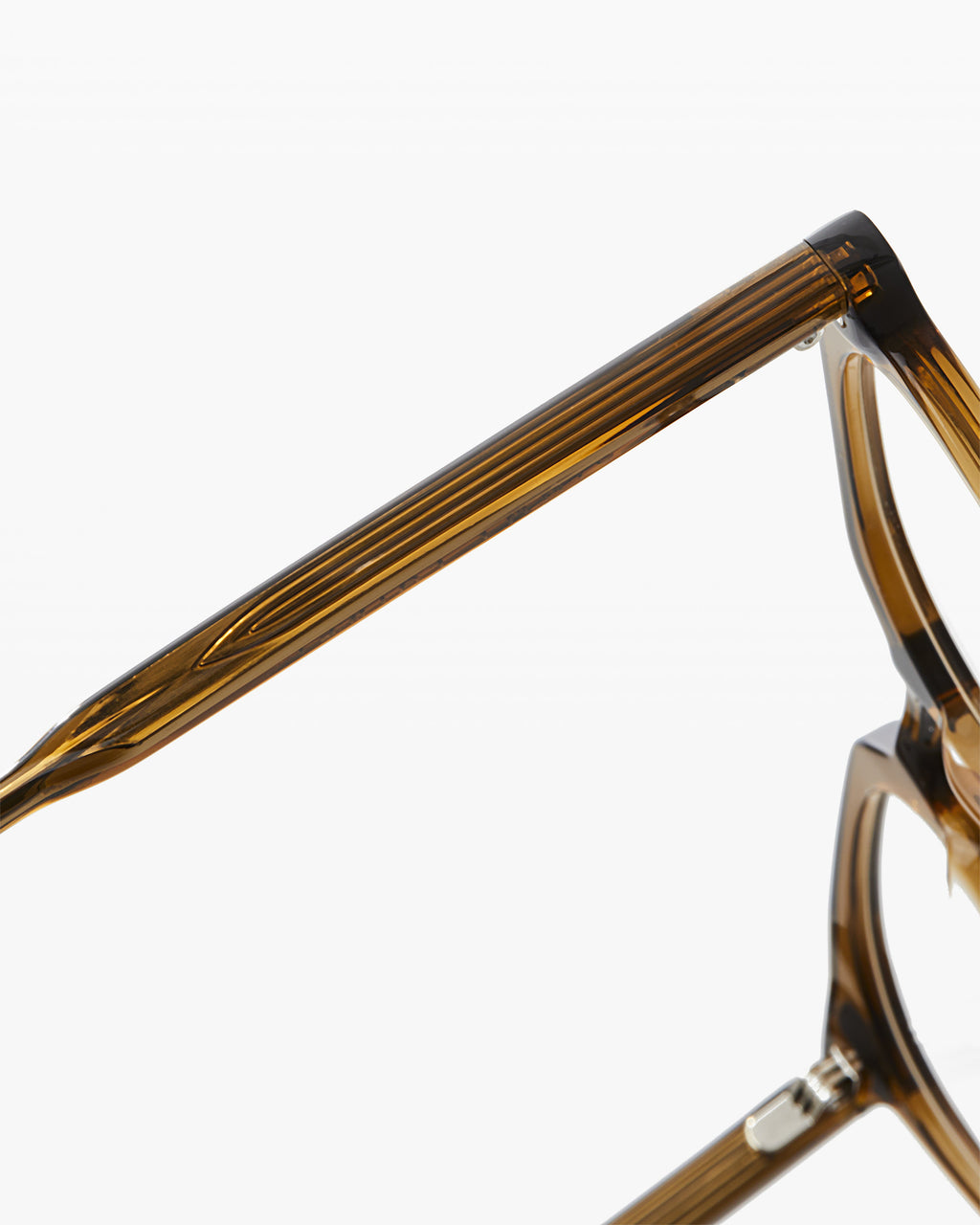 The Lennon Sechseckig Herrenbrillen in Braun