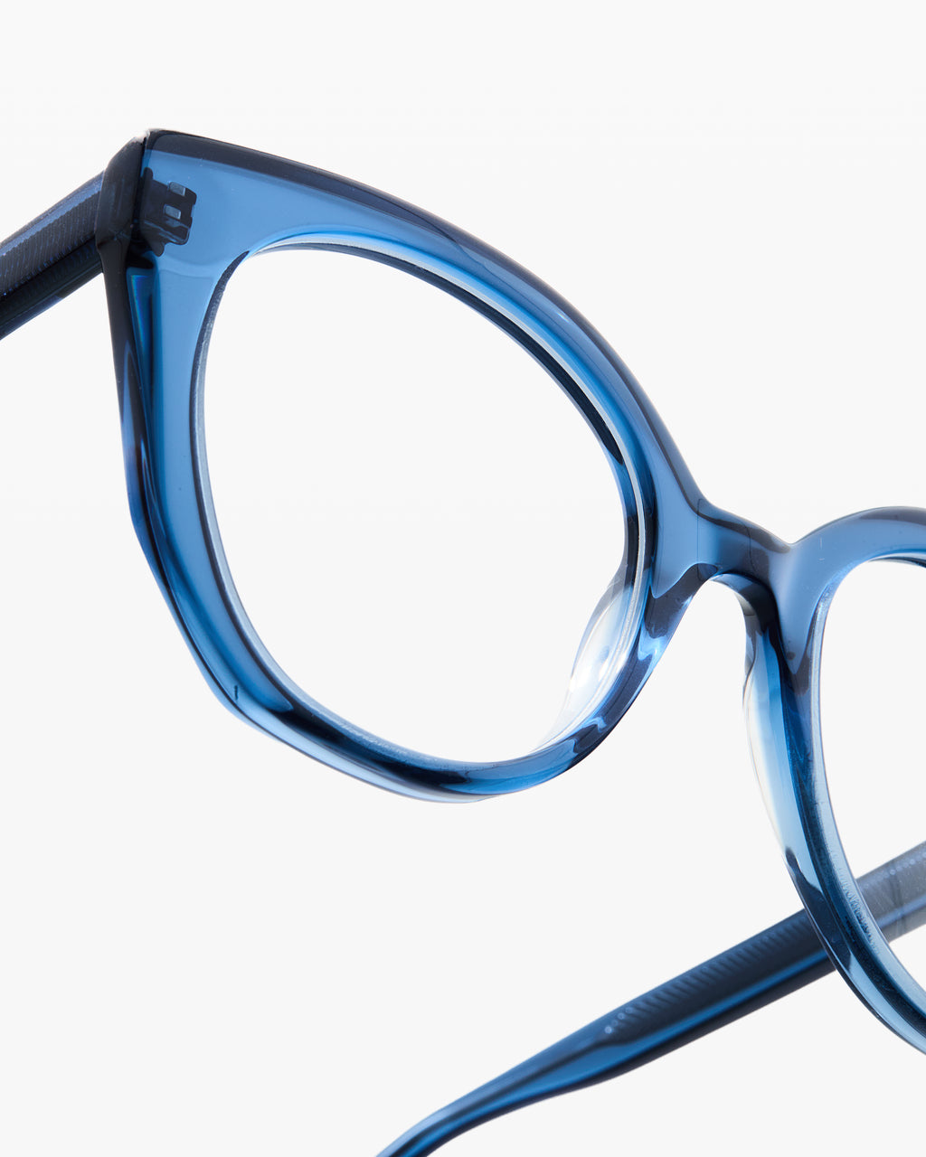 La Edith Mariposa Gafas para Mujer in Azul oscuro