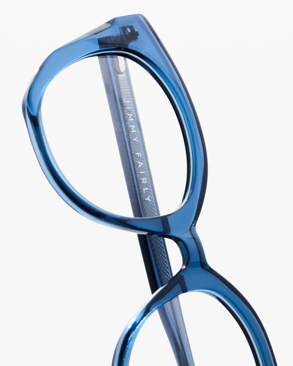La Edith Mariposa Gafas para Mujer in Azul oscuro