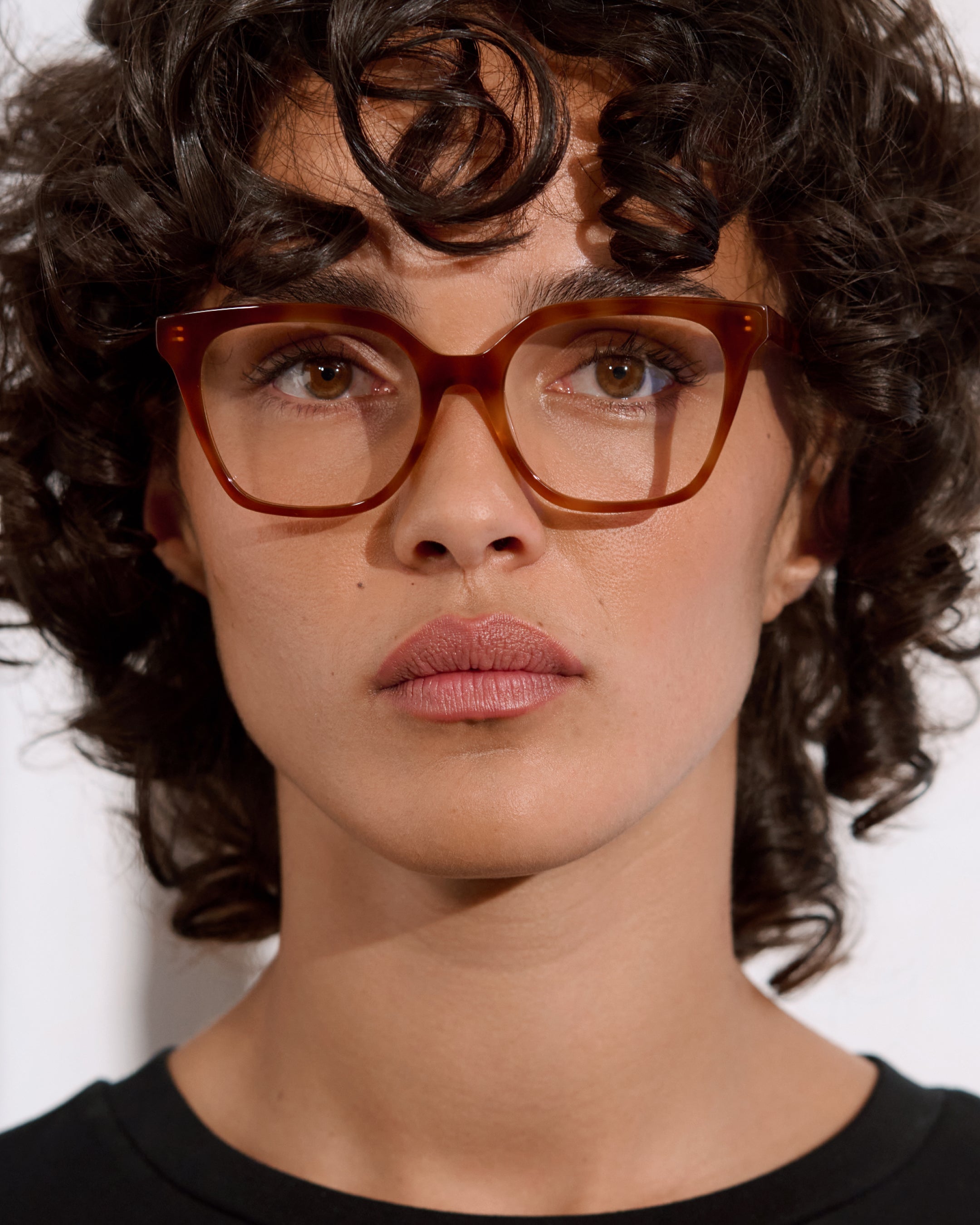 The Saylor Medium Women's Eyeglasses in Light Tortoise | Jimmy