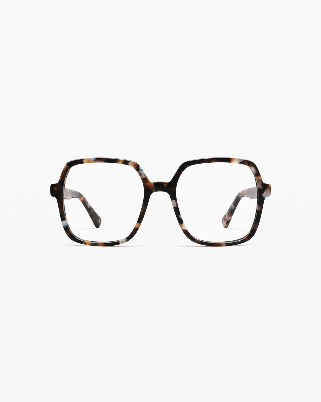 The Lou Square Women's Eyeglasses in Dark grey tortoise