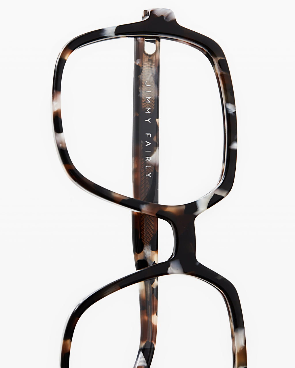 The Lou Square Women's Eyeglasses in Dark grey tortoise