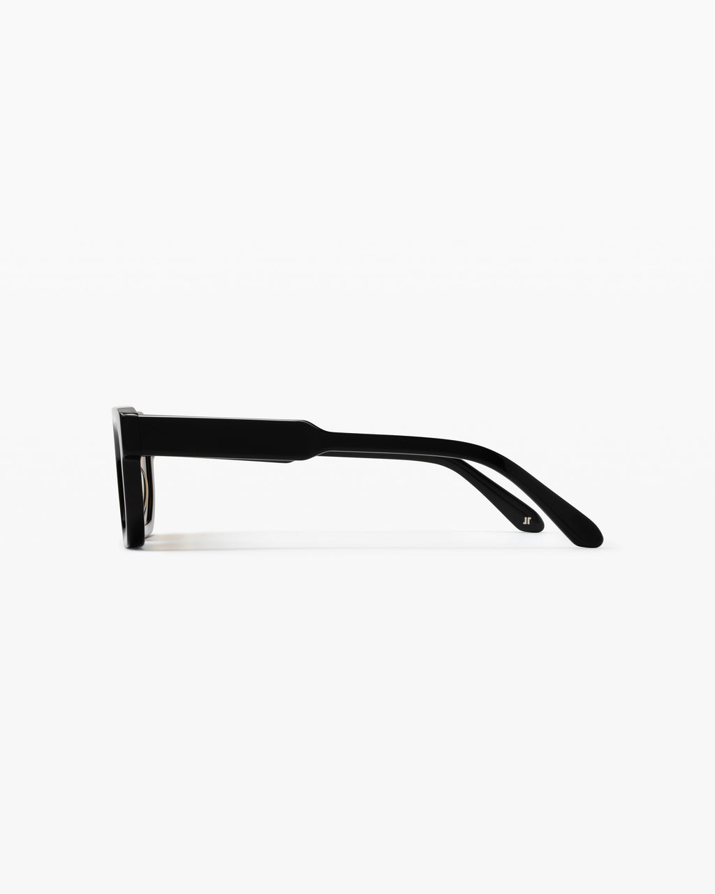 La Lennox Rectangulaire Lunettes de Soleil pour homme in Noir