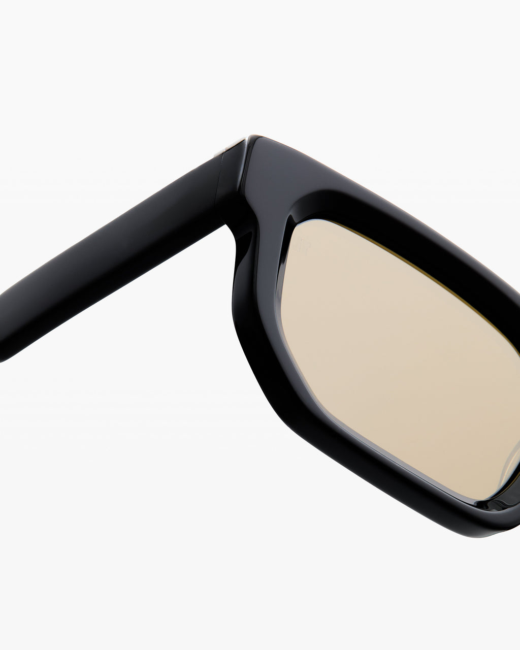 La Lennox Rectangulaire Lunettes de Soleil pour homme in Noir