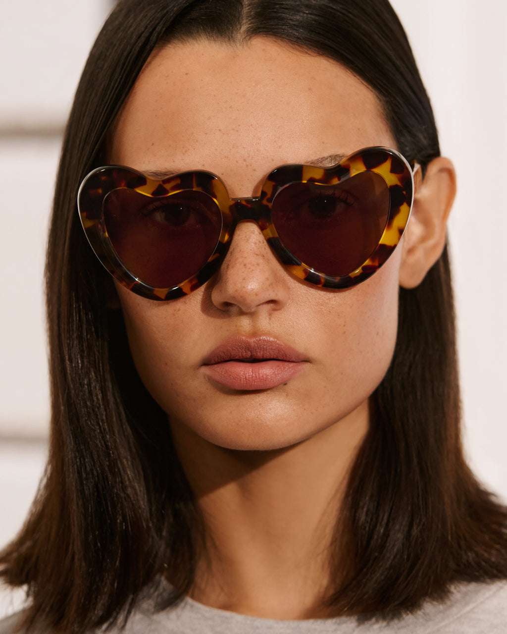 The Coeur Herz Damen-Sonnenbrillen in Tortoise