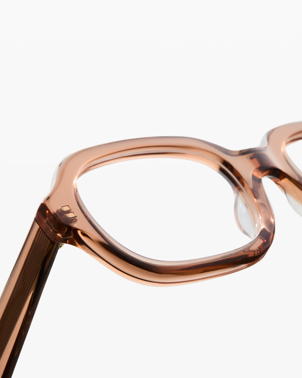 The Freja Rectangular Women's Eyeglasses in Brown