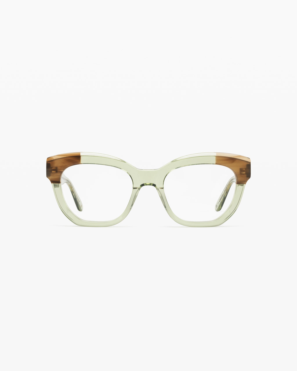 The Madeleine Schmetterling Damenbrillen in Hellgrün