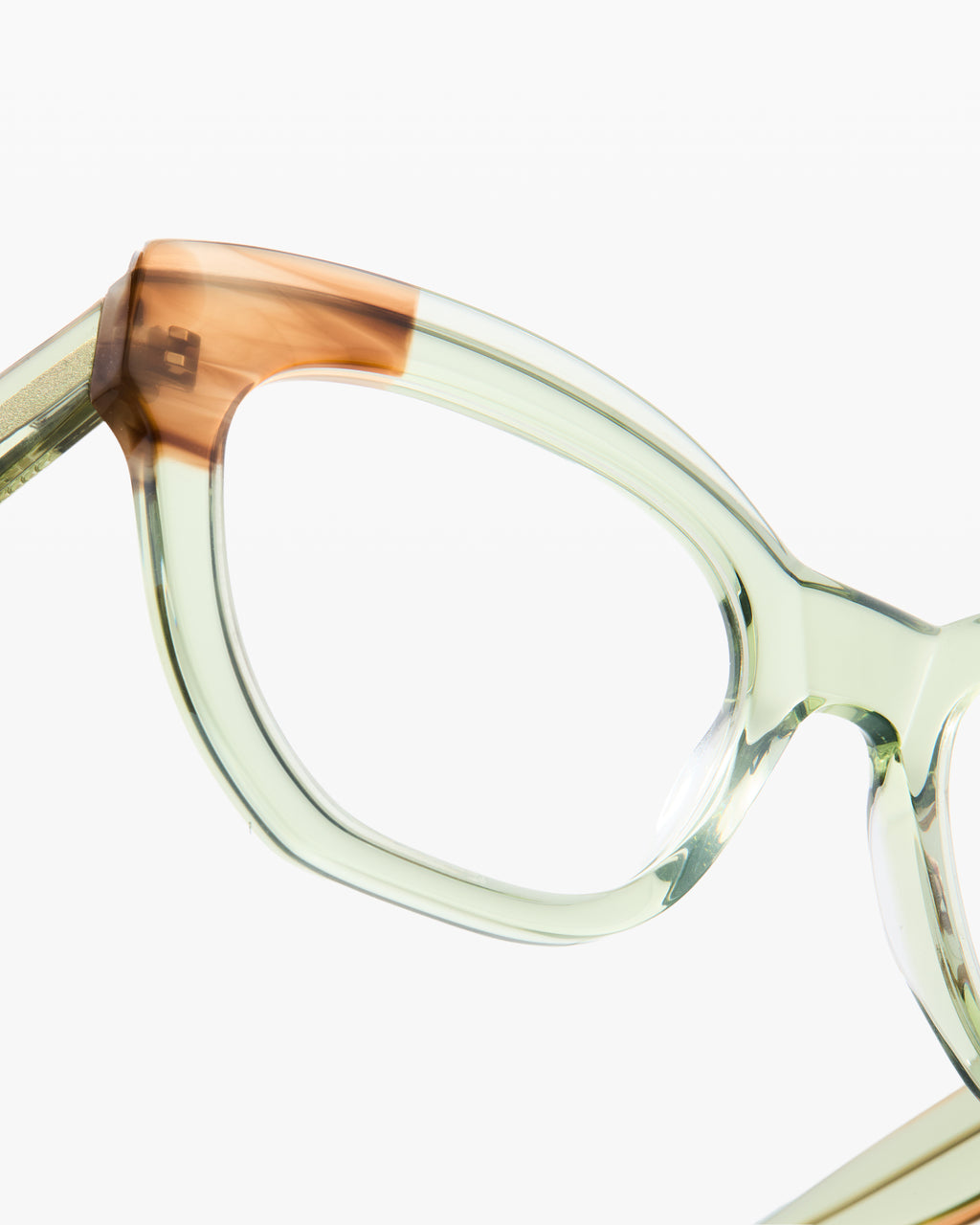 The Madeleine Schmetterling Damenbrillen in Hellgrün