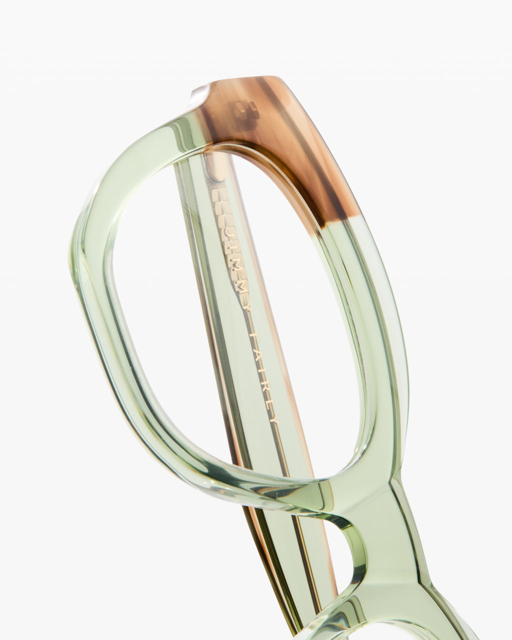 The Madeleine Schmetterling Damenbrillen in Hellgrün