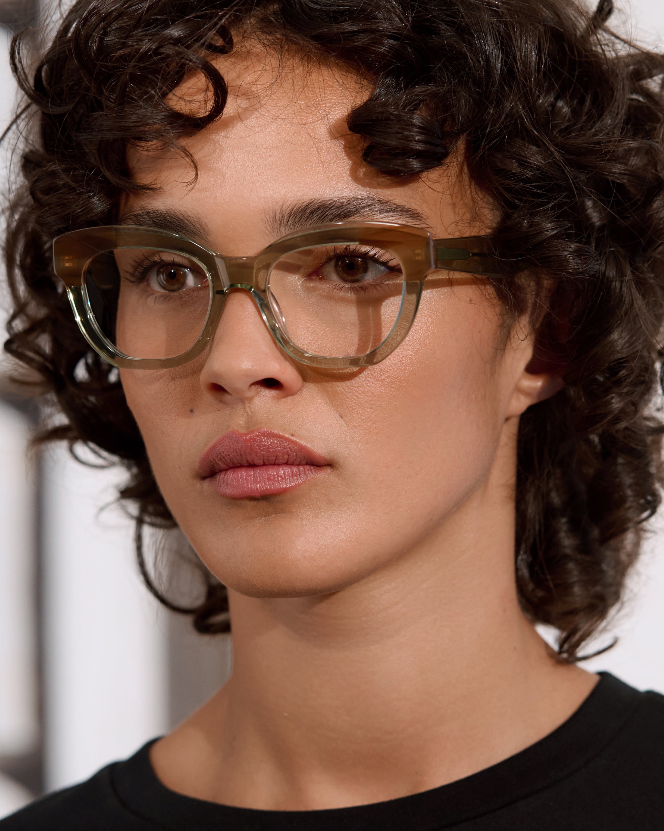 The Madeleine Butterfly Women's Eyeglasses in Light green