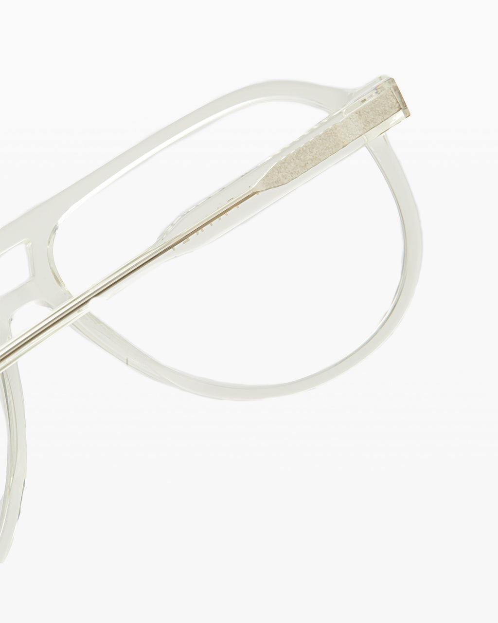 The Eddy Aviator Women's Eyeglasses in Transparent