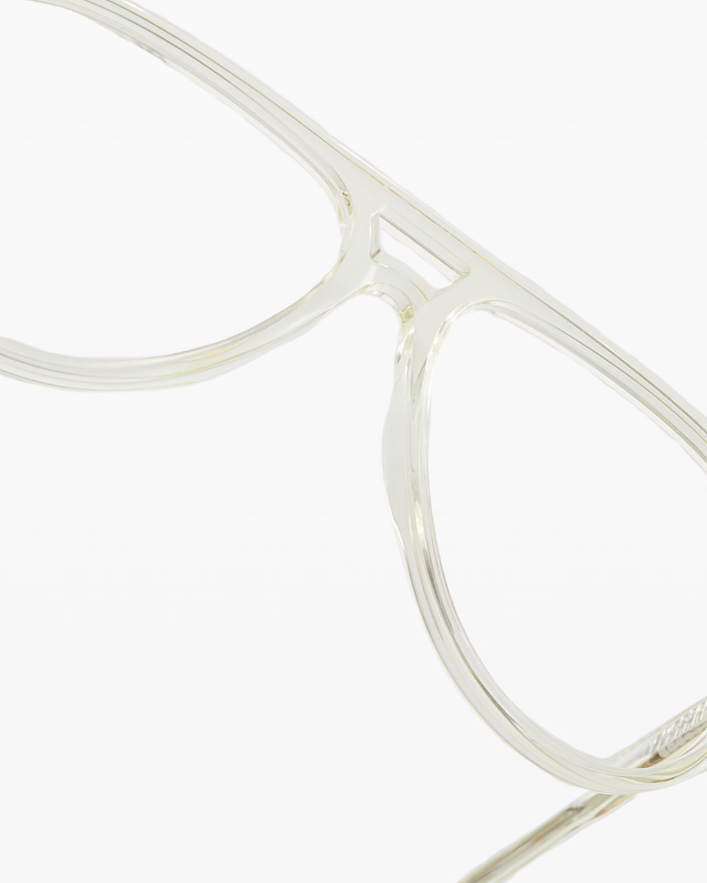 The Eddy Aviator Women's Eyeglasses in Transparent