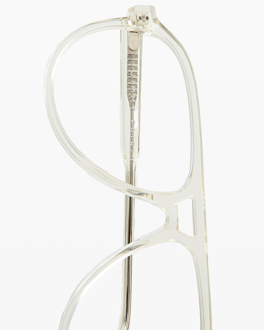 The Eddy Aviator Women's Eyeglasses in Transparent