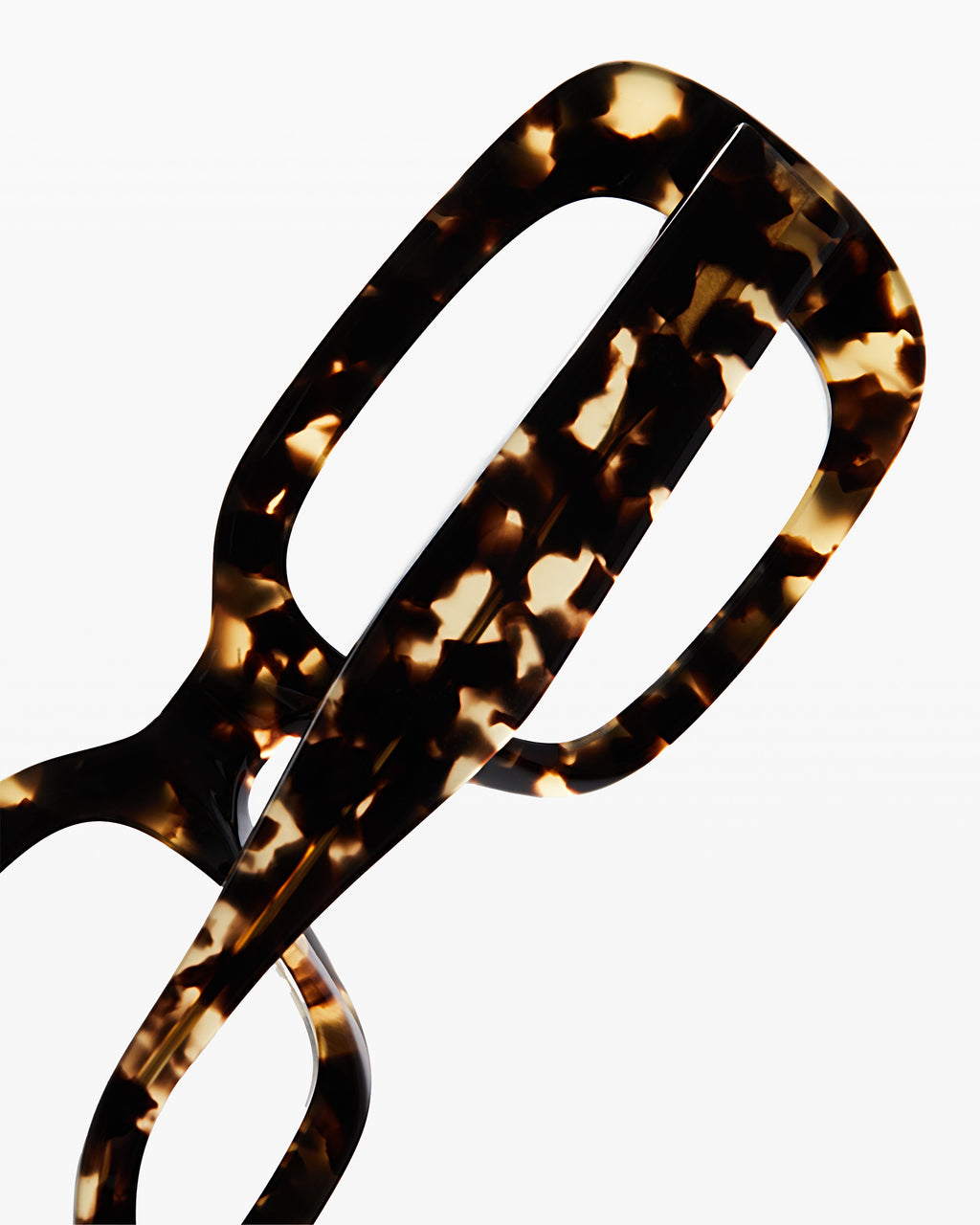 The Maxe Rectangular Women's Eyeglasses in Yellow Tortoise