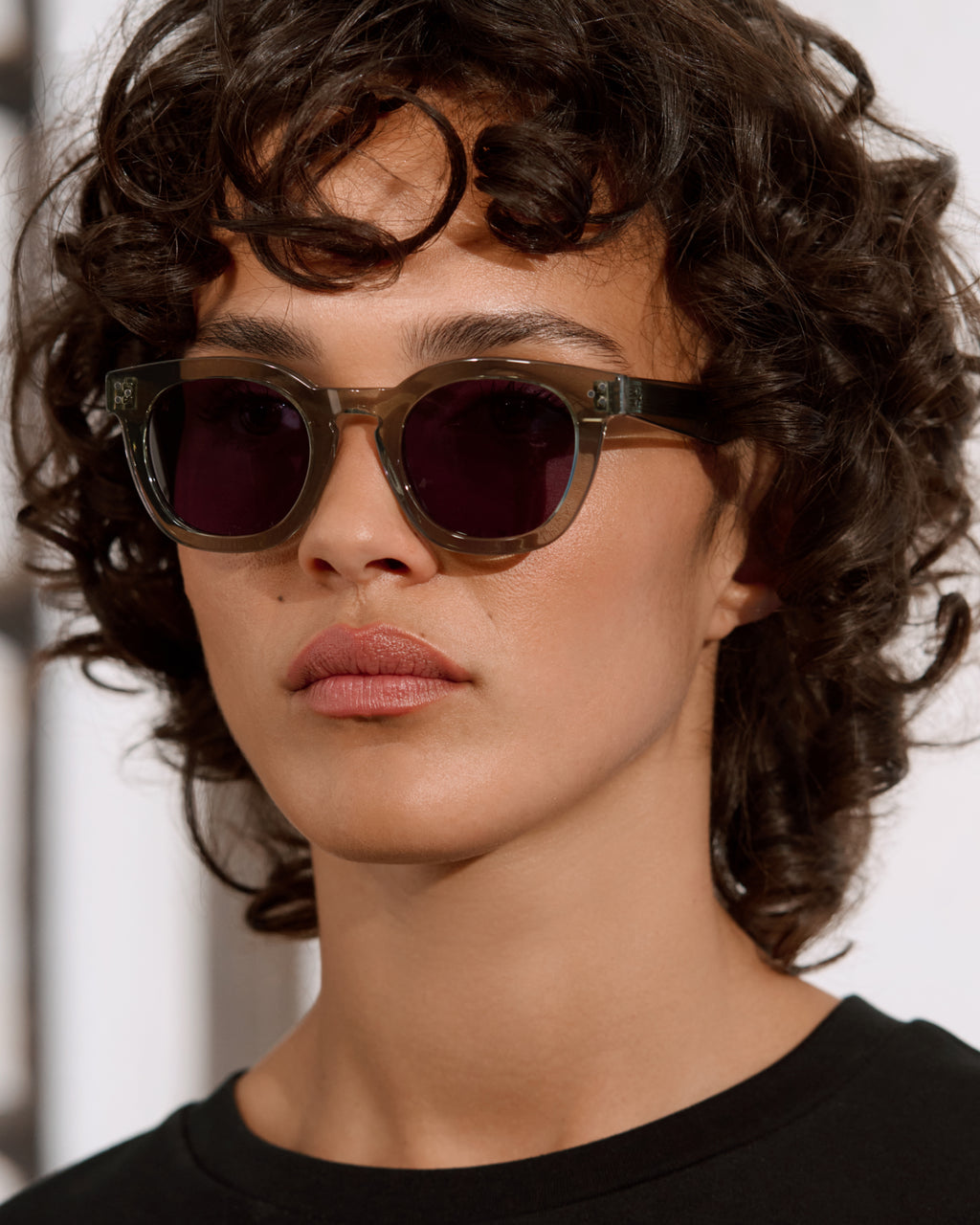 The Ashton Rund Damen-Sonnenbrillen in Grün