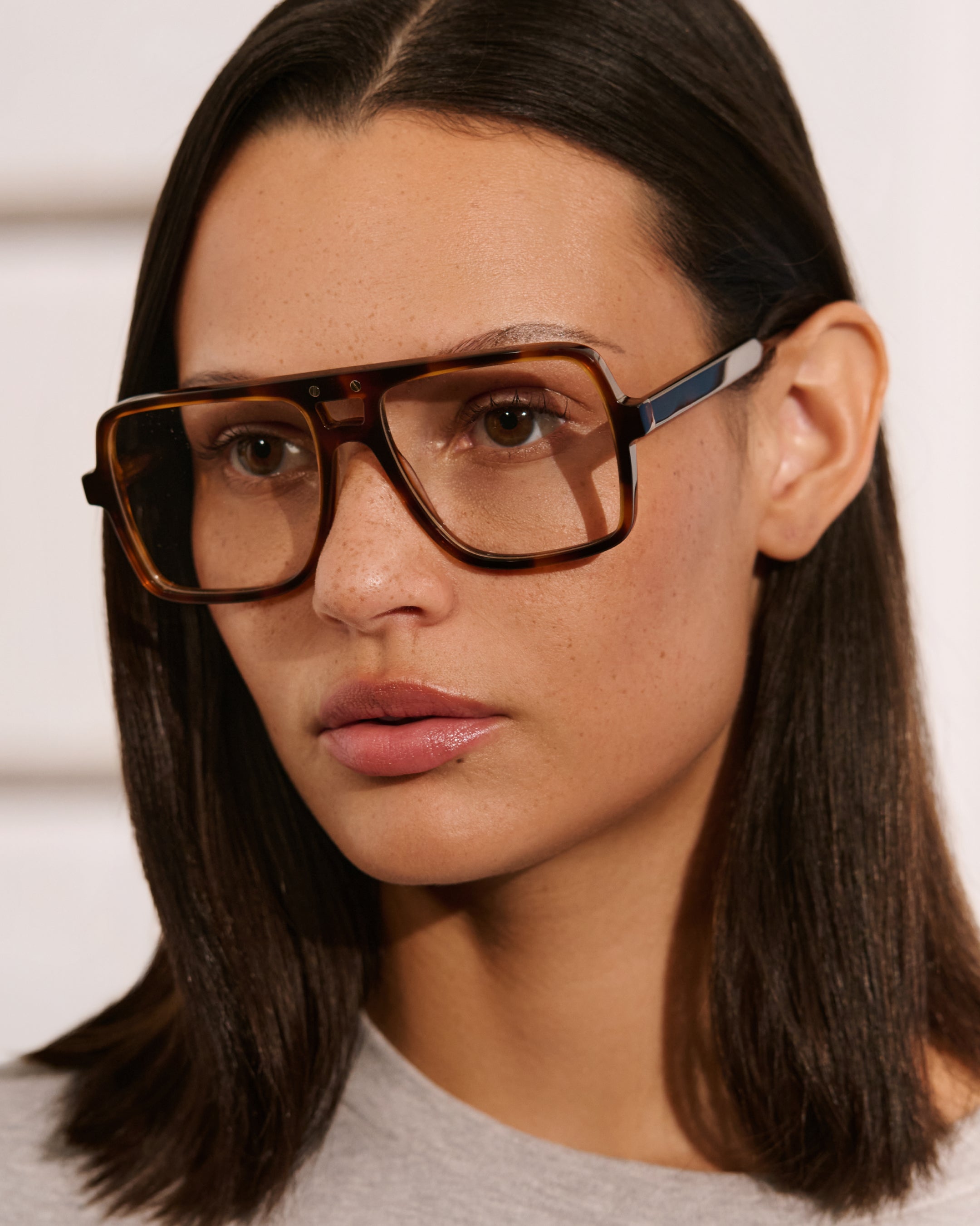 The Nax Aviator Women's Eyeglasses in Tortoise