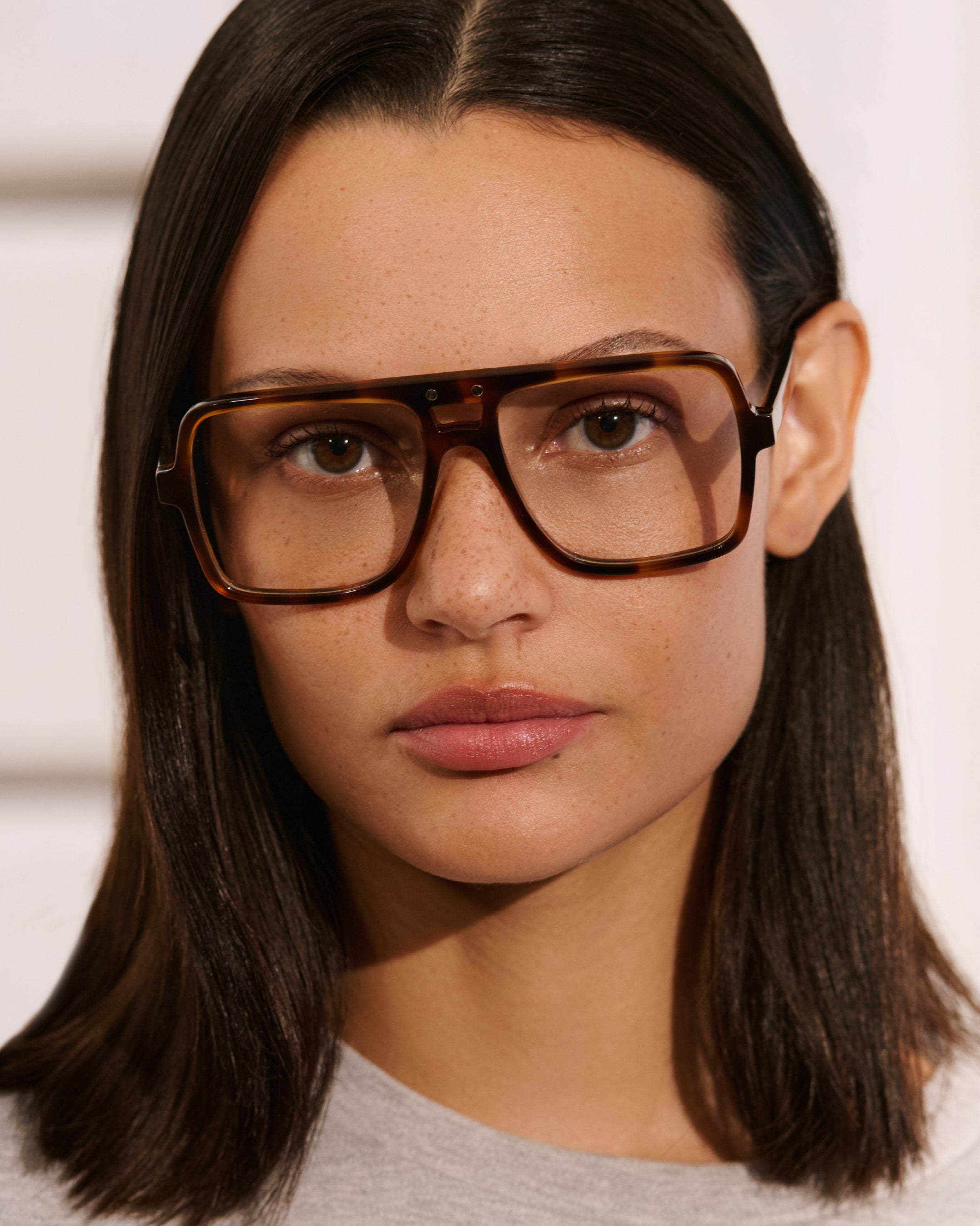 The Nax Aviator Women's Eyeglasses in Tortoise