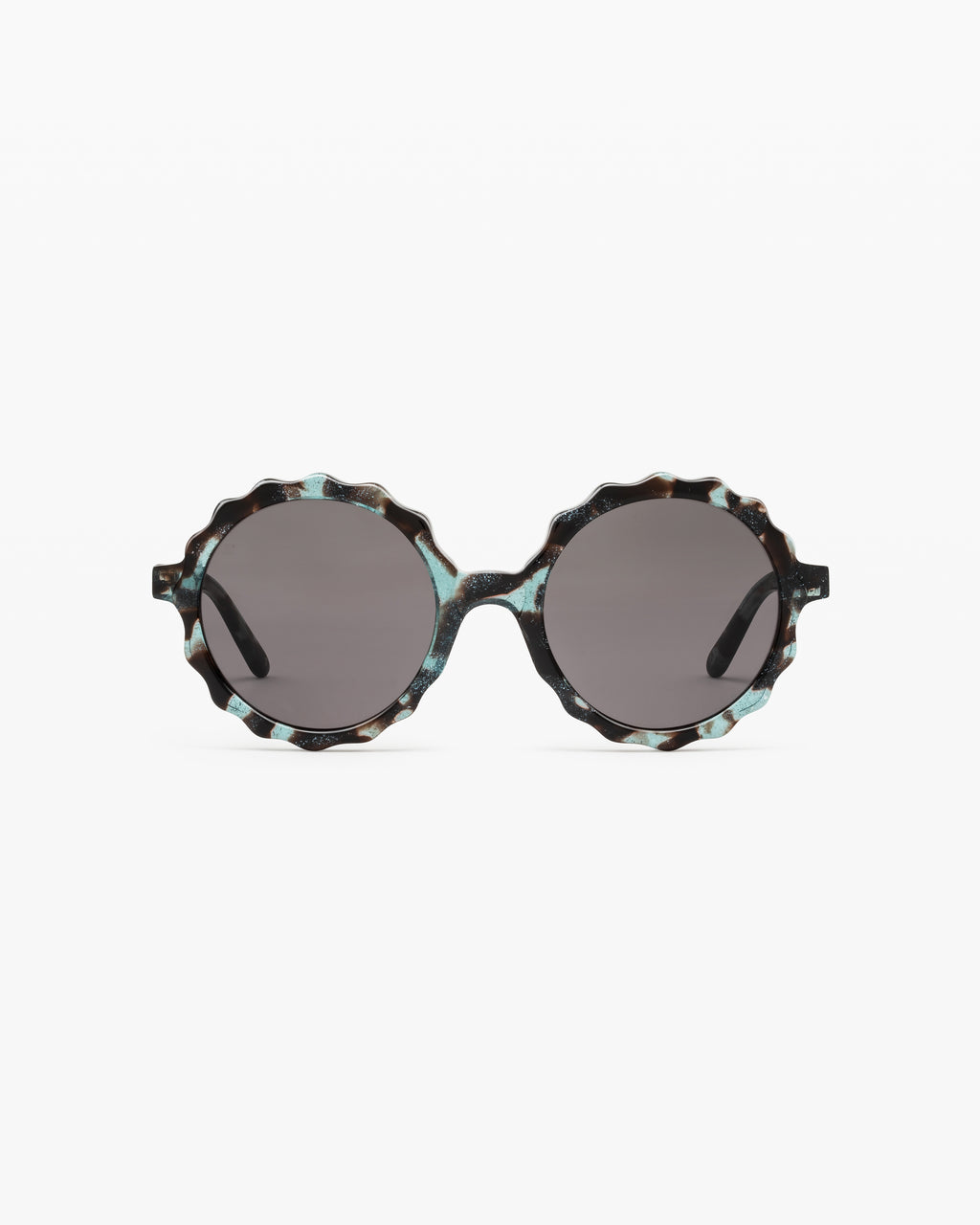 The Mini Lily Round Women's Sunglasses in Blue