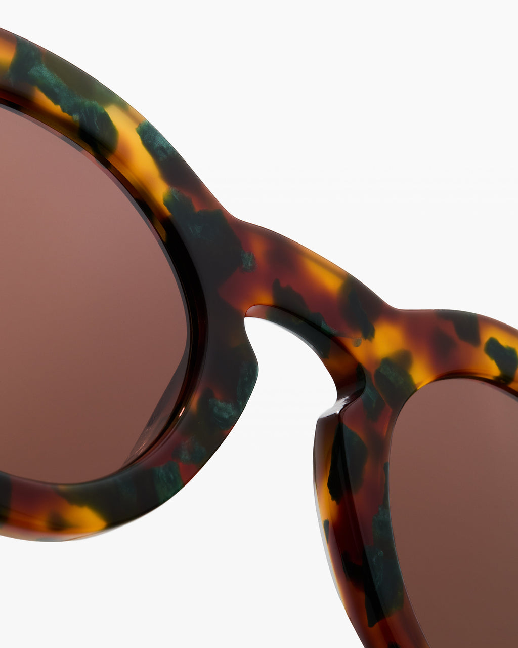 The Amelia Round Women's Sunglasses in Tortoise