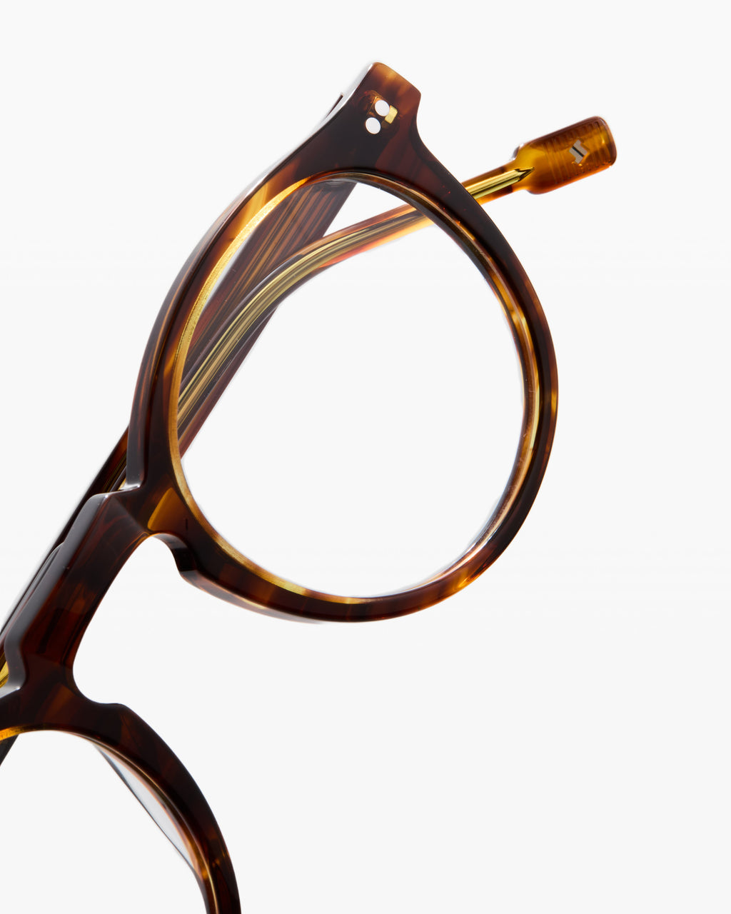 La Scott S Redonda Gafas para Hombre in Marrón