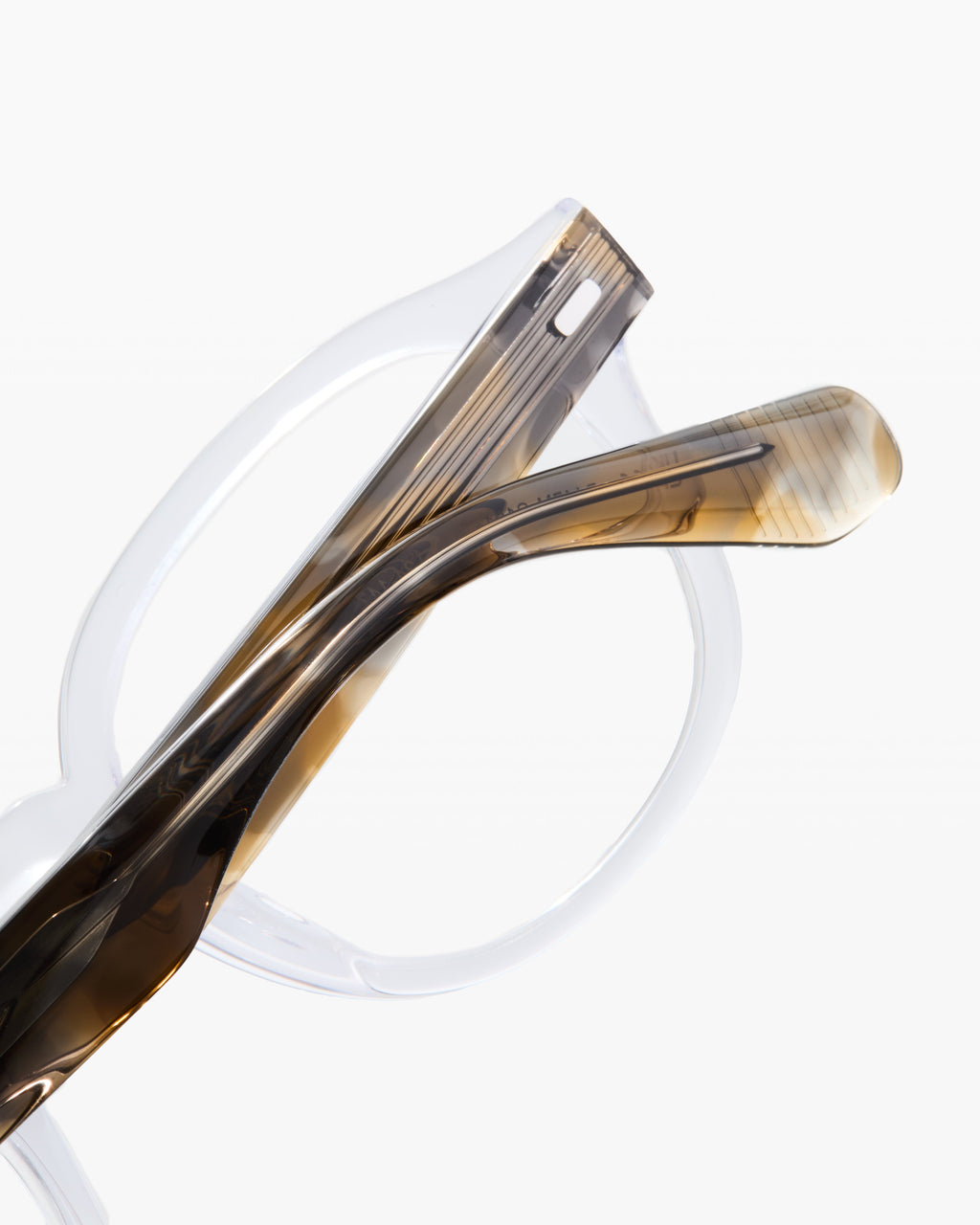 The Fox L Rechteckig Herrenbrillen in Transparent