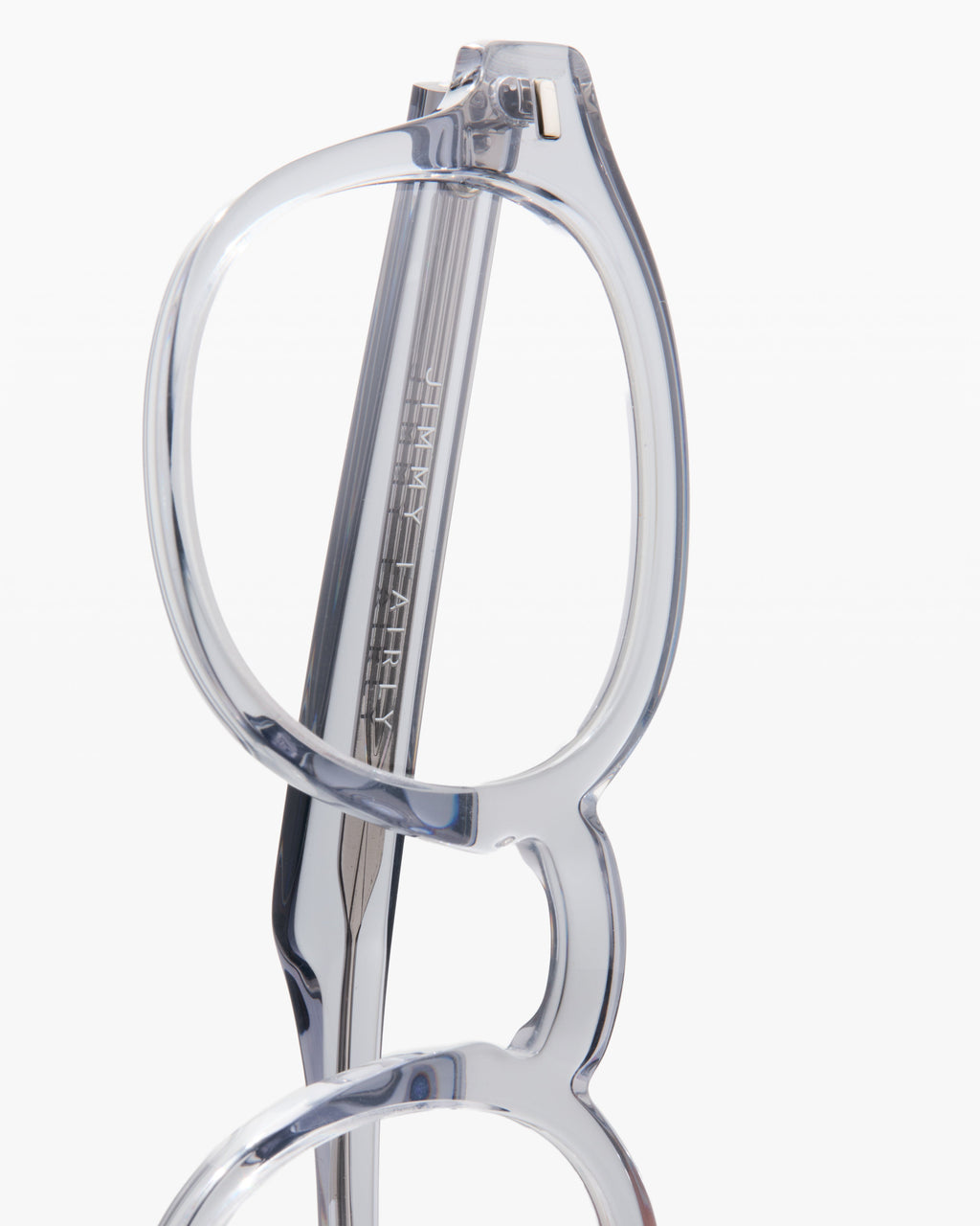 The Fox L Rechteckig Herrenbrillen in Hellgrau