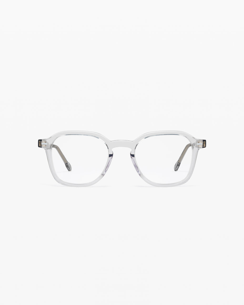 The Zack S Rectangular Men's Eyeglasses in Gray