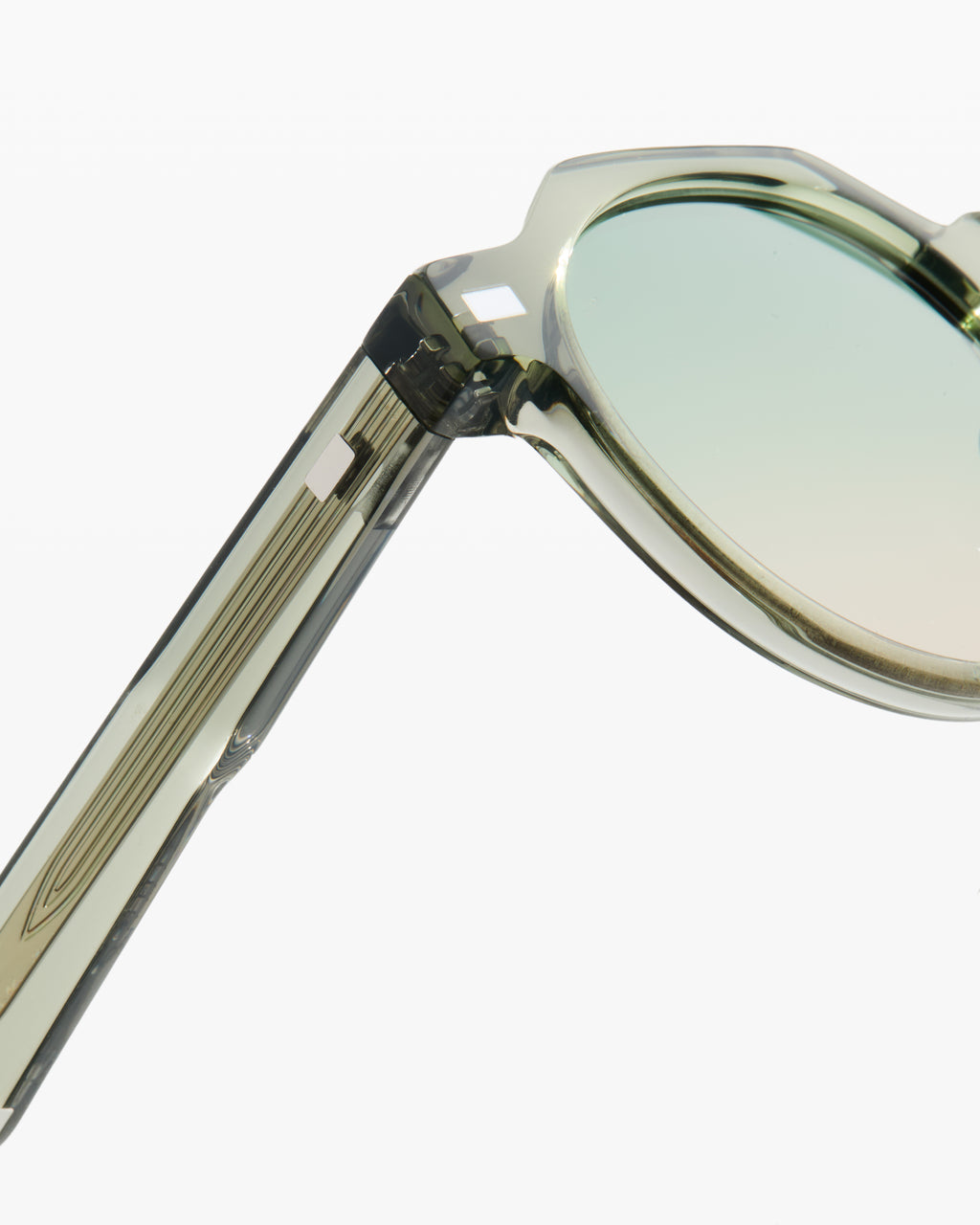 The Warren JF Colors Rund Herren-Sonnenbrillen in Hellgrün