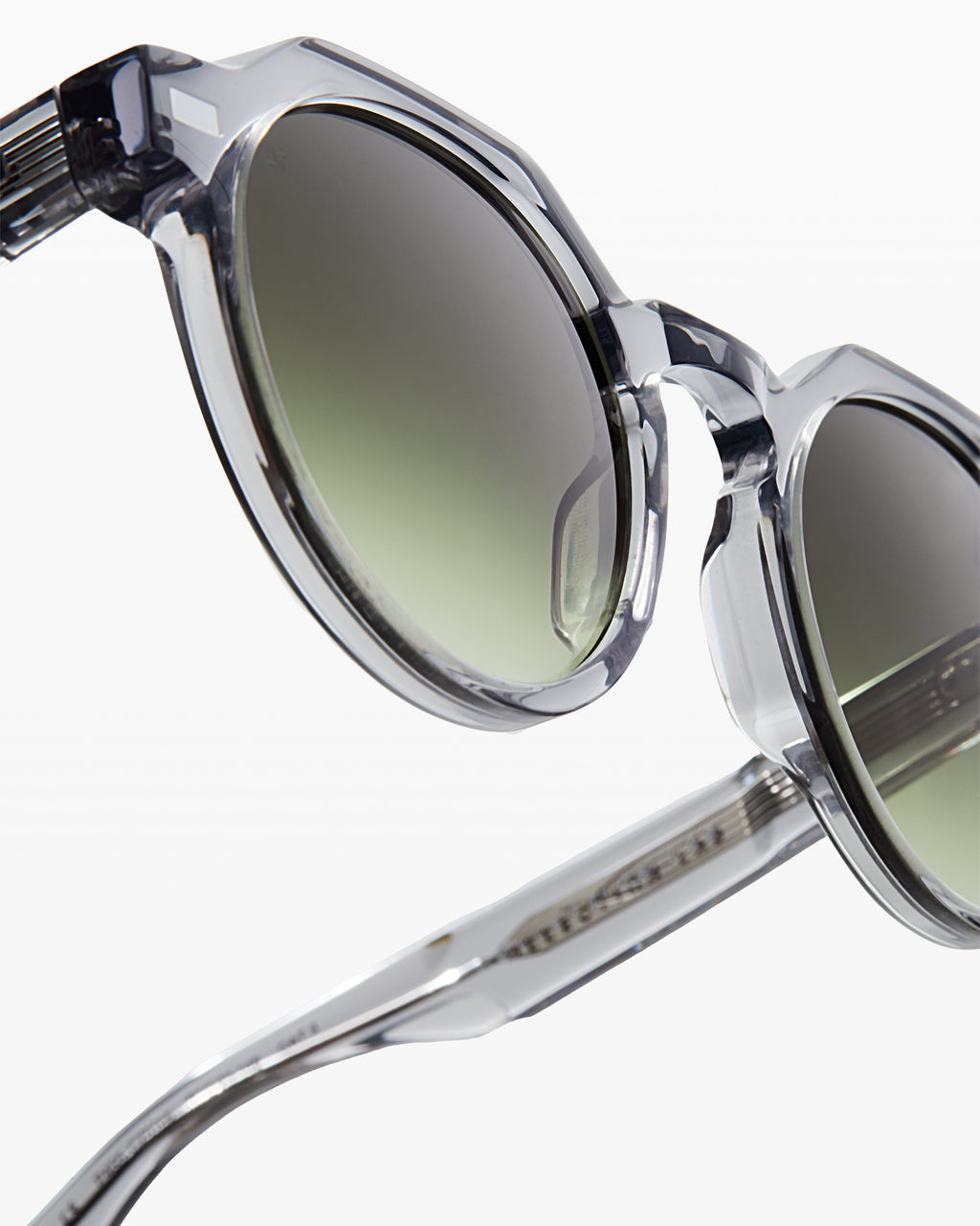 The Warren Rund Herren-Sonnenbrillen in Grau