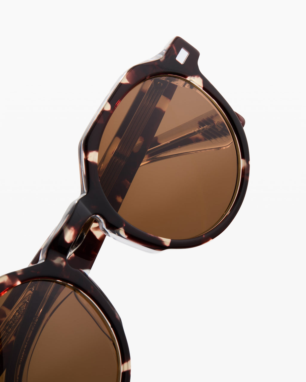 The Warren Rund Herren-Sonnenbrillen in Tortoise