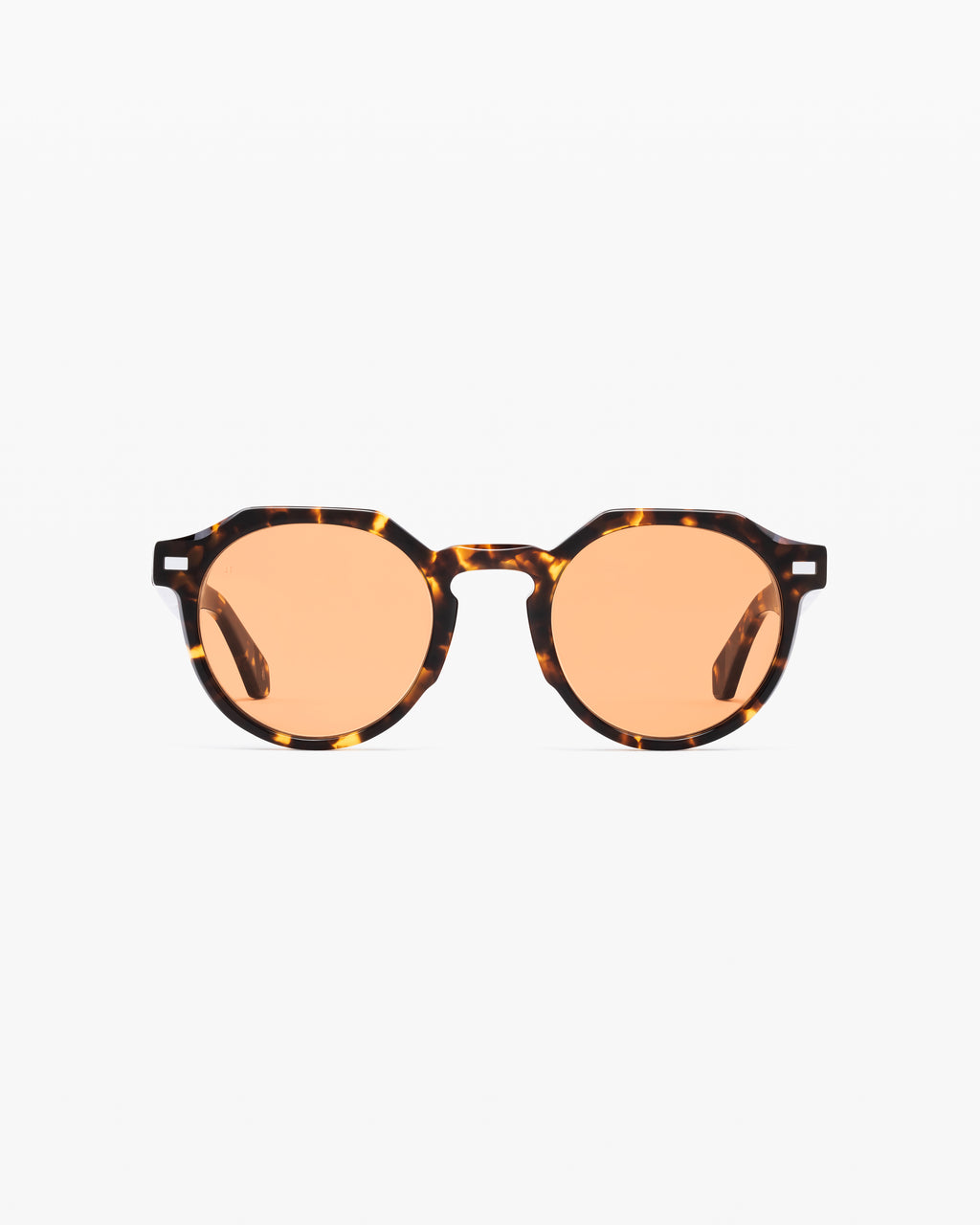 The Warren JF Colors Rund Herren-Sonnenbrillen in Tortoise