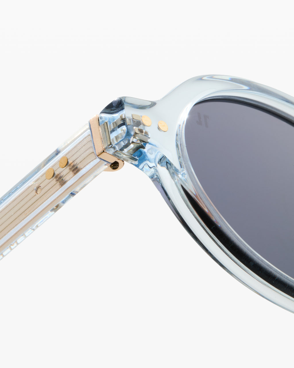 The Elvie Oval Damen-Sonnenbrillen in Transparent