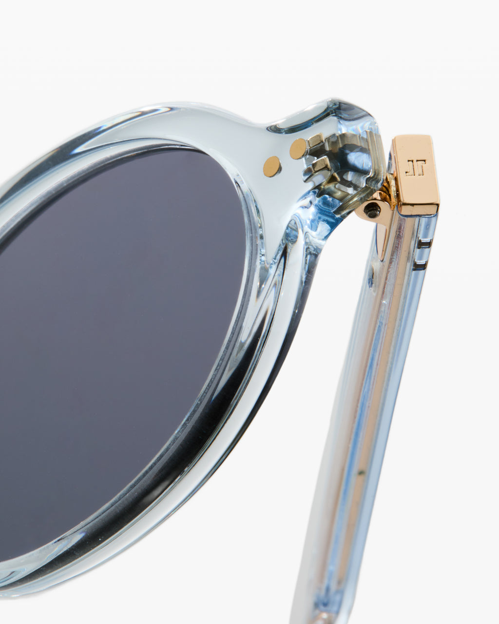 The Elvie Oval Damen-Sonnenbrillen in Transparent