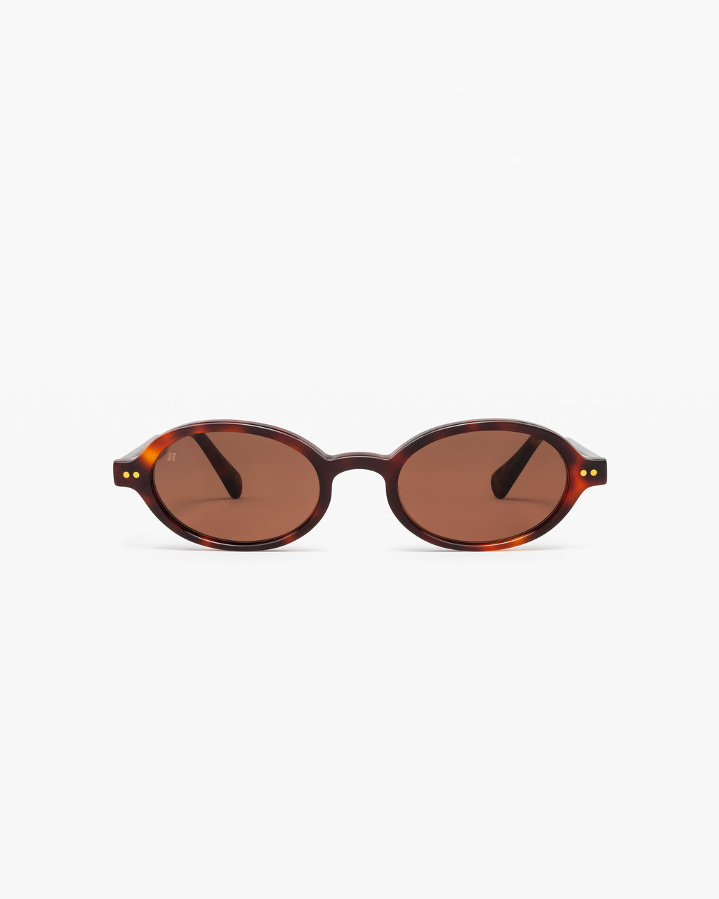 La Elvie L Ovale Lunettes de Soleil pour femme in Ecaille foncée